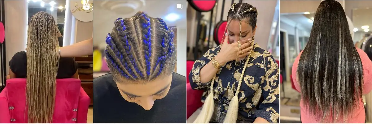 نمونه کار مرکز بافت مو سانا