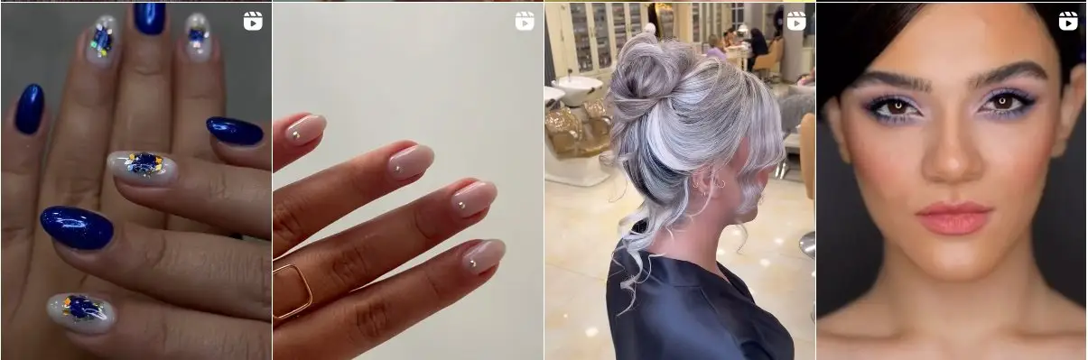 نمونه کار کاشت ناخن سالن زیبایی شیوانا