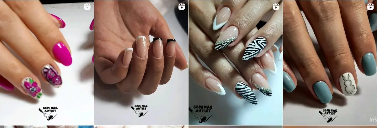 مرکز ناخن سمیه جهانیان؛نمونه کار